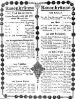 Bild 4 - Rosenkranz-Inserat Benziger & Co. AG. im Einsiedler-Kalender 1904.